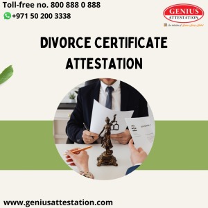 Divorce Certificate Attestation